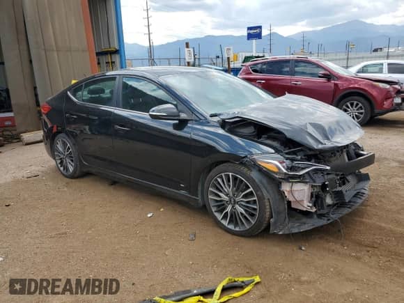 2018 Hyundai Elantra Sport с VIN KMHD04LB9JU447003, выставлен на аукционе Copart как лот 69148785 с пробегом 79 913 миль миль и На запчасти • Non repairable. История ставок и продаж доступна на DreamBid. Изображение 4.