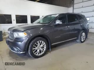 ✅ 2014 Dodge Durango Citadel • VIN: 1C4RDJEG9EC455815 • Lot: 81737535. Wystawiony na Copart z przebiegiem 218 875 mil. Bezpłatny archiwum sprzedaży aukcyjnych z USA i szczegółowy raport historii pojazdu na DreamBid. Zdjęcie 1.