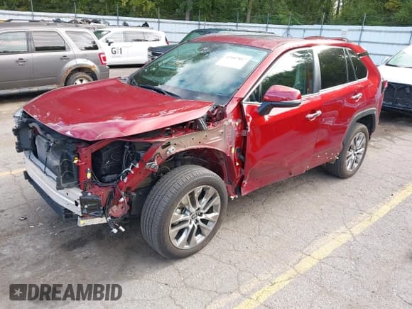 ✅ 2023 Toyota RAV4 Limited • VIN: 2T3N1RFV0PW337445 • Лот: 43107817. Опубликован ранее на IAAI с пробегом 16 025 миль. Бесплатный доступ к архиву аукционных продаж из США и подробный отчёт об истории автомобиля на DreamBid. Изображение 2.