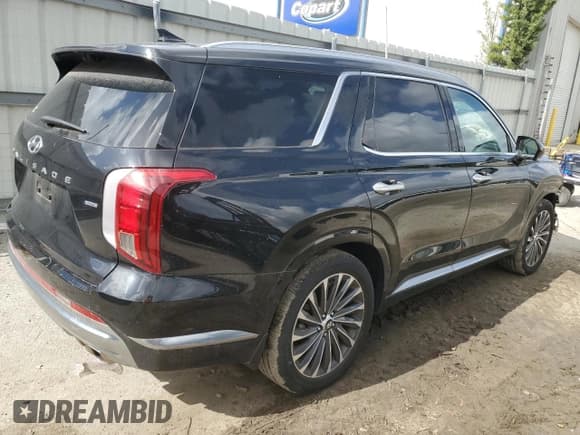 ✅ 2023 Hyundai Palisade Calligraphy • VIN: KM8R7DGE0PU572745 • Лот: 78708924. Опубликован ранее на Copart с пробегом 15 458 миль. Бесплатный доступ к архиву аукционных продаж из США и подробный отчёт об истории автомобиля на DreamBid. Изображение 3.
