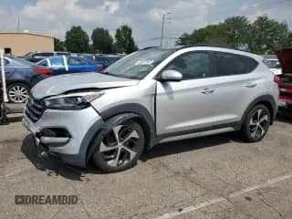 2018 Hyundai Tucson Limited z VIN KM8J3CA29JU793687, wystawiony jako Copart lot #68687695 z przebiegiem 119 872 mil mil oraz Szkoda całkowita • Salvage title. Historia ofert i sprzedaży dostępna na DreamBid. Obrazek 1.