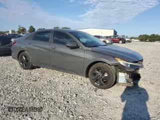 2023 Hyundai Elantra SEL with VIN KMHLM4AG2PU591824, listed as a Copart auction lot 71248145 with 38,854 mi miles and Salvage title. Bid and sale history available at DreamBid. Image 4.