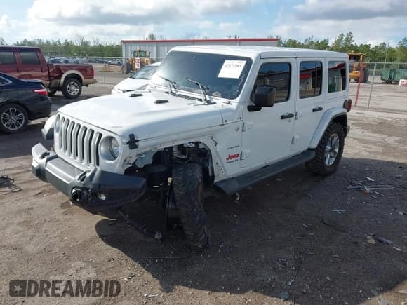 ✅ 2021 Jeep Wrangler Unlimited Sahara • VIN: 1C4HJXEN9MW506930 • Lot: 42571985. Listed on IAAI with 39,031 mi. Free auction sales archive from the USA and detailed vehicle history report at DreamBid. Image 17.