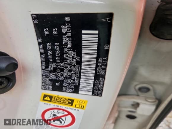 ✅ 2014 Toyota Highlander XLE • VIN: 5TDKKRFH5ES025999 • Лот: 94702435. Опубликован ранее на Copart с пробегом 193 314 миль. Бесплатный доступ к архиву аукционных продаж из США и подробный отчёт об истории автомобиля на DreamBid. Изображение 13.