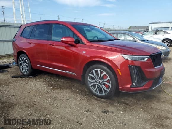 ✅ 2024 Cadillac XT6 AWD Sport • VIN: 1GYKPGRS5RZ715506 • Lot: 56498485. Listed on Copart with 9,361 mi. Free auction sales archive from the USA and detailed vehicle history report at DreamBid. Image 4.