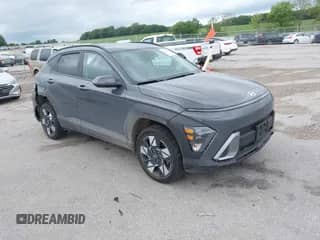 2025 Hyundai Kona SEL with VIN KM8HBCAB2SU190261, listed as a IAAI auction lot 42792827 with 13,465 mi miles and . Bid and sale history available at DreamBid. Image 1.