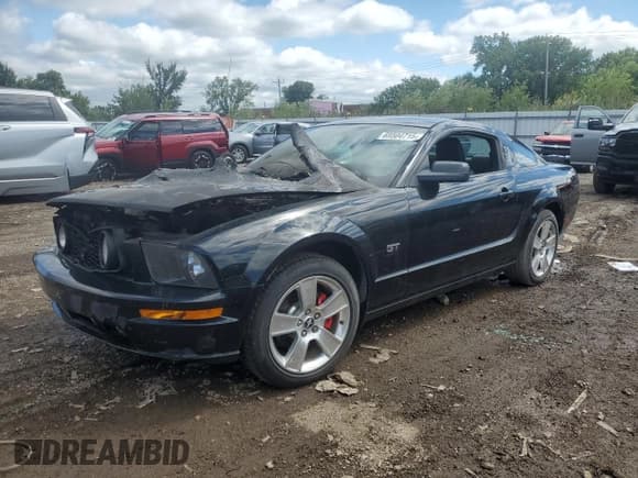 ✅ 2006 Ford Mustang GT Deluxe • VIN: 1ZVFT82H365105501 • Lot: 69504715. Listed on Copart with Not provided. Free auction sales archive from the USA and detailed vehicle history report at DreamBid. Image 1.