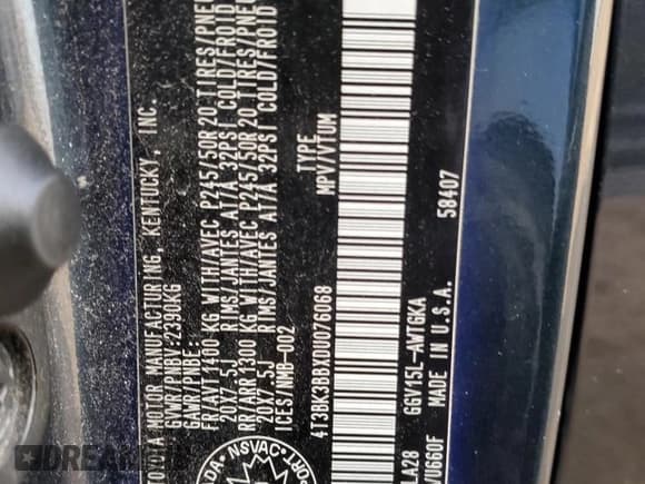 ✅ 2013 Toyota Venza LE • VIN: 4T3BK3BBXDU076068 • Lot: 92684075. Wystawiony na Copart z przebiegiem 211 241 mil. Bezpłatny archiwum sprzedaży aukcyjnych z USA i szczegółowy raport historii pojazdu na DreamBid. Zdjęcie 14.