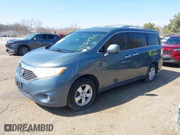 ✅ 2013 Nissan Quest SL • VIN: JN8AE2KP5D9068585 • Лот: 41916992. Опубликован ранее на IAAI с пробегом 95 897 миль. Бесплатный доступ к архиву аукционных продаж из США и подробный отчёт об истории автомобиля на DreamBid. Изображение 2.