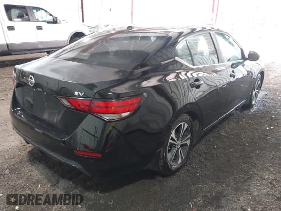 ✅ 2022 Nissan Sentra SV • VIN: 3N1AB8CV3NY304198 • Lot: 43218646. Listed on IAAI with 45,817 mi. Free auction sales archive from the USA and detailed vehicle history report at DreamBid. Image 4.