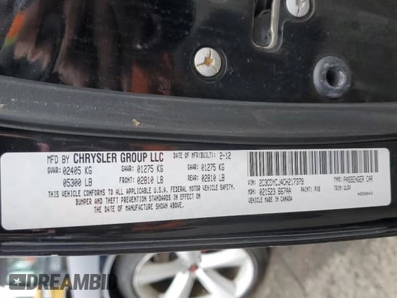 ✅ 2012 Dodge Challenger SRT-8 392 • VIN: 2C3CDYCJ4CH217379 • Lot: 85422154. Wystawiony na Copart z przebiegiem 65 836 mil. Bezpłatny archiwum sprzedaży aukcyjnych z USA i szczegółowy raport historii pojazdu na DreamBid. Zdjęcie 13.