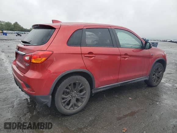 2019 Mitsubishi Outlander ES with VIN JA4AR3AU7KU022497, listed as a Copart auction lot 84171315 with 126,677 mi miles and Salvage title. Bid and sale history available at DreamBid. Image 3.
