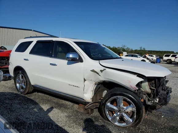 ✅ 2013 Dodge Durango Citadel • VIN: 1C4SDHET2DC668398 • Lot: 52073495. Listed on Copart with 236,647 mi. Free auction sales archive from the USA and detailed vehicle history report at DreamBid. Image 4.