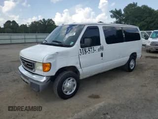✅ 2007 Ford Econoline Passenger XL • VIN: 1FMNE11L77DA19889 • Lot: 60891385. Listed on Copart with 275,661 mi. Free auction sales archive from the USA and detailed vehicle history report at DreamBid. Image 1.