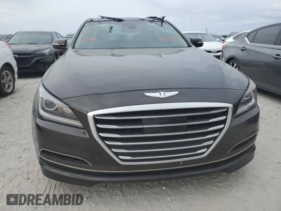 2015 Hyundai Genesis 3.8L z VIN KMHGN4JE4FU016443, wystawiony jako Copart lot #76380454 z przebiegiem 66 837 mil mil oraz Szkoda całkowita • Salvage title. Historia ofert i sprzedaży dostępna na DreamBid. Obrazek 5.