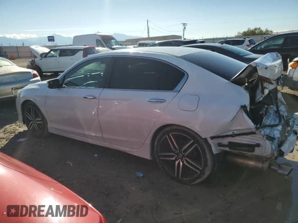 ✅ 2016 Honda Accord Sport • VIN: 1HGCR2F61GA206735 • Lot: 87073835. Listed on Copart with 73,945 mi. Free auction sales archive from the USA and detailed vehicle history report at DreamBid. Image 2.