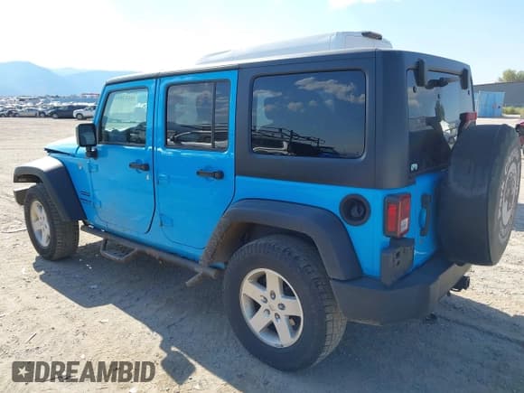 ✅ 2017 Jeep Wrangler Unlimited Sport • VIN: 1C4BJWDG7HL733155 • Лот: 43022896. Опубликован ранее на IAAI с пробегом 108 182 миль. Бесплатный доступ к архиву аукционных продаж из США и подробный отчёт об истории автомобиля на DreamBid. Изображение 3.