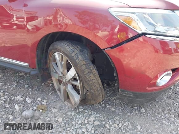 ✅ 2015 Nissan Pathfinder Platinum • VIN: 5N1AR2MM9FC653285 • Lot: 42810357. Listed on IAAI with 82,800 mi. Free auction sales archive from the USA and detailed vehicle history report at DreamBid. Image 6.