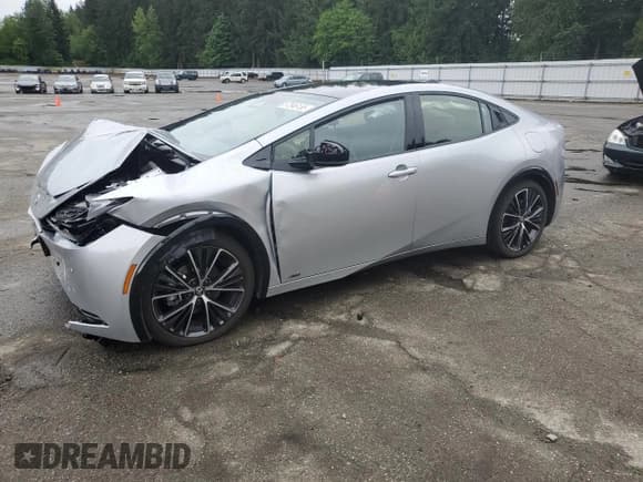 ✅ 2024 Toyota Prius LE • VIN: JTDADABU6R3011353 • Lot: 57346155. Listed on Copart with Not provided. Free auction sales archive from the USA and detailed vehicle history report at DreamBid. Image 1.