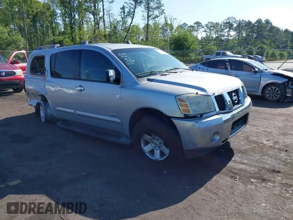 ✅ 2006 Nissan Armada SE • VIN: 5N1AA08A76N727738 • Lot: 42188197. Listed on IAAI with 270,129 mi. Free auction sales archive from the USA and detailed vehicle history report at DreamBid. Image 1.