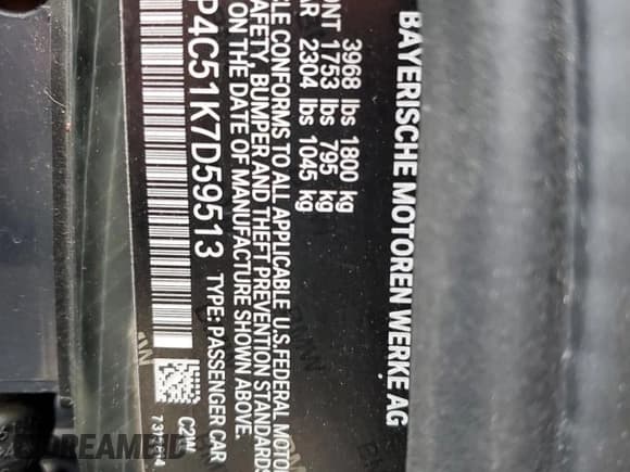 ✅ 2019 BMW i3 • VIN: WBY8P4C51K7D59513 • Lot: 59723245. Listed on Copart with 33,759 mi. Free auction sales archive from the USA and detailed vehicle history report at DreamBid. Image 12.