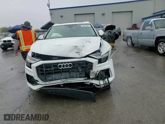 ✅ 2022 Audi Q8 Premium Plus • VIN: WA1BVBF15ND019434 • Lot: 55276995. Listed on Copart with 20,589 mi. Free auction sales archive from the USA and detailed vehicle history report at DreamBid. Image 13.