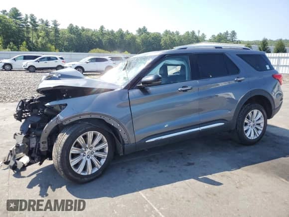 2022 Ford Explorer Limited z VIN 1FMSK8FH5NGA77665, wystawiony jako Copart lot #67966475 z przebiegiem Nie podano mil oraz Szkoda całkowita • Salvage title. Historia ofert i sprzedaży dostępna na DreamBid. Obrazek 1.