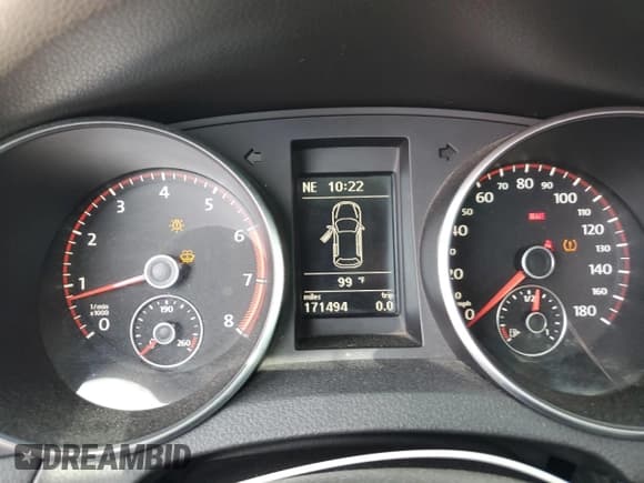 ✅ 2011 Volkswagen Golf GTI w/Sunroof • VIN: WVWEV7AJ0BW033362 • Lot: 67966585. Listed on Copart with 171,494 mi. Free auction sales archive from the USA and detailed vehicle history report at DreamBid. Image 9.