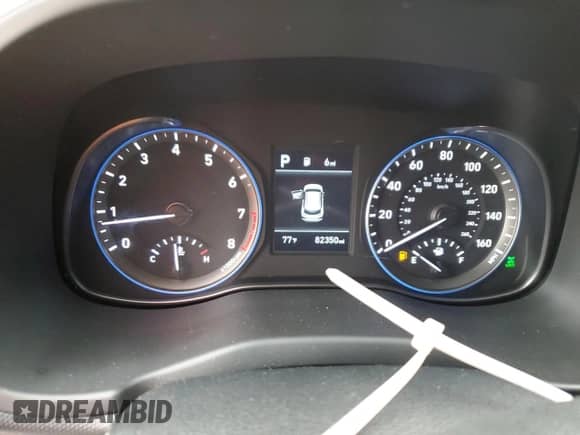 2020 Hyundai Kona SEL with VIN KM8K2CAA0LU408745, listed as a Copart auction lot 81435945 with 82,350 mi miles and Salvage title. Bid and sale history available at DreamBid. Image 9.