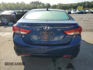 2013 Hyundai Elantra GLS with VIN KMHDH4AE3DU681406, listed as a Copart auction lot 81384145 with Not provided miles and Salvage title. Bid and sale history available at DreamBid. Image 6.