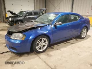 ✅ 2014 Dodge Avenger SE • VIN: 1C3CDZAB5EN200957 • Лот: 43553825. Опубликован ранее на Copart с пробегом Не указан. Бесплатный доступ к архиву аукционных продаж из США и подробный отчёт об истории автомобиля на DreamBid. Изображение 1.