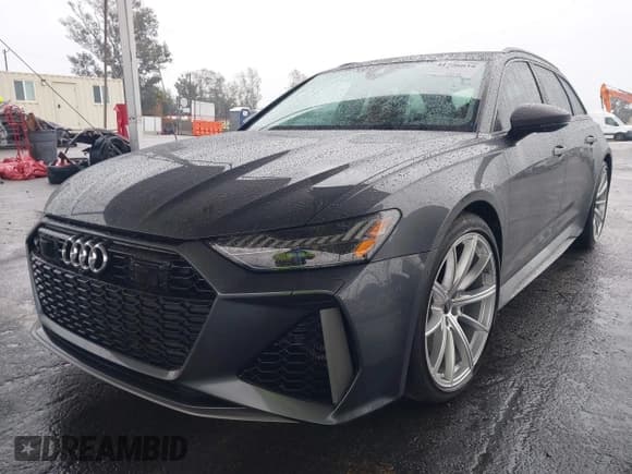 ✅ 2025 Audi RS 6 performance • VIN: WUA1DBF24SN902222 • Lot: 41726039. Listed on IAAI with 745 mi. Free auction sales archive from the USA and detailed vehicle history report at DreamBid. Image 2.