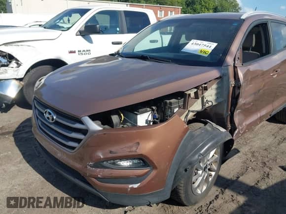 2017 Hyundai Tucson SE with VIN KM8J3CA4XHU312289, listed as a IAAI auction lot 43047544 with 81,260 mi miles and . Bid and sale history available at DreamBid. Image 6.
