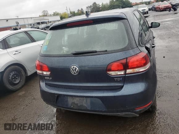 ✅ 2013 Volkswagen Golf TDI w/Sunroof & Nav • VIN: WVWNM7AJ0DW122323 • Lot: 84024095. Listed on Copart with 134,739 mi. Free auction sales archive from the USA and detailed vehicle history report at DreamBid. Image 6.