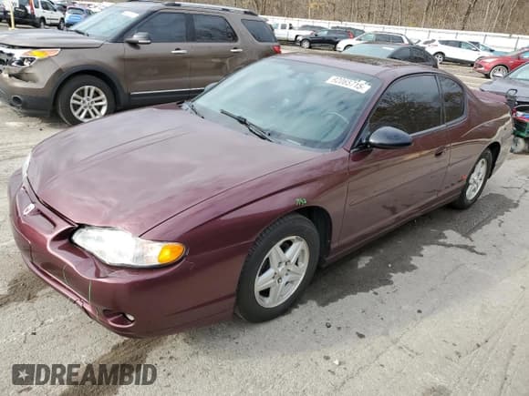 ✅ 2004 Chevrolet Monte Carlo SS • VIN: 2G1WX12K949271217 • Lot: 92065715. Listed on Copart with 82,840 mi. Free auction sales archive from the USA and detailed vehicle history report at DreamBid. Image 1.