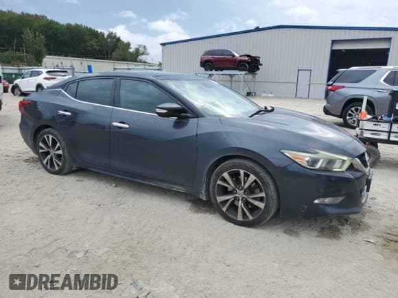 ✅ 2016 Nissan Maxima Platinum • VIN: 1N4AA6AP7GC389153 • Lot: 84780805. Listed on Copart with 152,398 mi. Free auction sales archive from the USA and detailed vehicle history report at DreamBid. Image 4.
