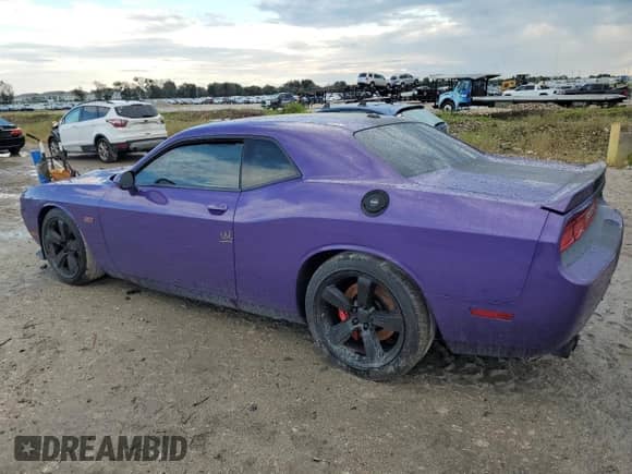 2013 Dodge Challenger SRT-8 with VIN 2C3CDYCJ6DH672221, listed as a Copart auction lot 68384174 with Not provided miles and Salvage title. Bid and sale history available at DreamBid. Image 2.