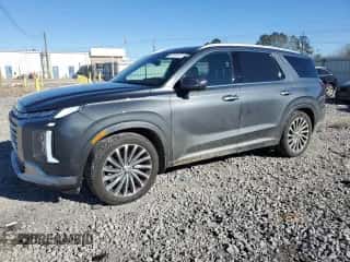 2023 Hyundai Palisade Calligraphy with VIN KM8R7DGE1PU569255, listed as a Copart auction lot 82772213 with 21,003 mi miles and . Bid and sale history available at DreamBid. Image 1.
