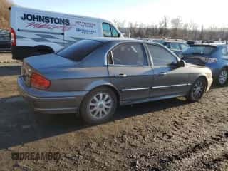 2004 Hyundai Sonata GLS with VIN KMHWF35H14A048403, listed as a Copart auction lot 50827595 with 135,006 mi miles and Salvage title. Bid and sale history available at DreamBid. Image 3.