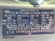 ✅ 2011 Kia Sorento LX • VIN: 5XYKT3A19BG080131 • Лот: 43415268. Опубликован ранее на IAAI с пробегом 220 407 миль. Бесплатный доступ к архиву аукционных продаж из США и подробный отчёт об истории автомобиля на DreamBid. Изображение 9.