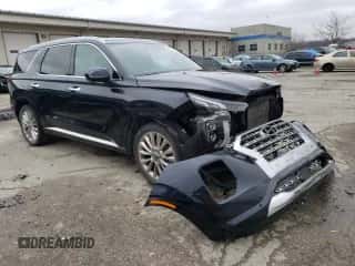 2020 Hyundai Palisade Limited with VIN KM8R5DHE9LU172911, listed as a Copart auction lot 82172963 with 57,539 mi miles and . Bid and sale history available at DreamBid. Image 4.