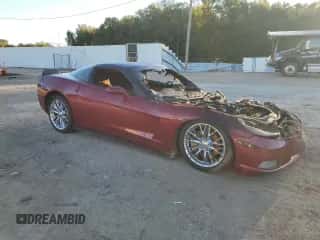 2007 Chevrolet Corvette with VIN 1G1YY26U775130607, listed as a Copart auction lot 71417964 with Not provided miles and Salvage title. Bid and sale history available at DreamBid. Image 4.