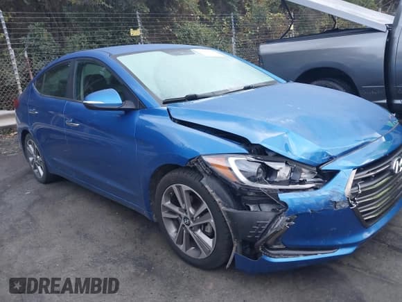 ✅ 2017 Hyundai Elantra Limited • VIN: 5NPD84LF6HH007292 • Lot: 43420084. Listed on IAAI with 103,502 mi. Free auction sales archive from the USA and detailed vehicle history report at DreamBid. Image 13.