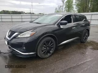 ✅ 2022 Nissan Murano SL • VIN: 5N1AZ2CJ9NC107009 • Lot: 52312445. Wystawiony na Copart z przebiegiem 102 295 mil. Bezpłatny archiwum sprzedaży aukcyjnych z USA i szczegółowy raport historii pojazdu na DreamBid. Zdjęcie 1.