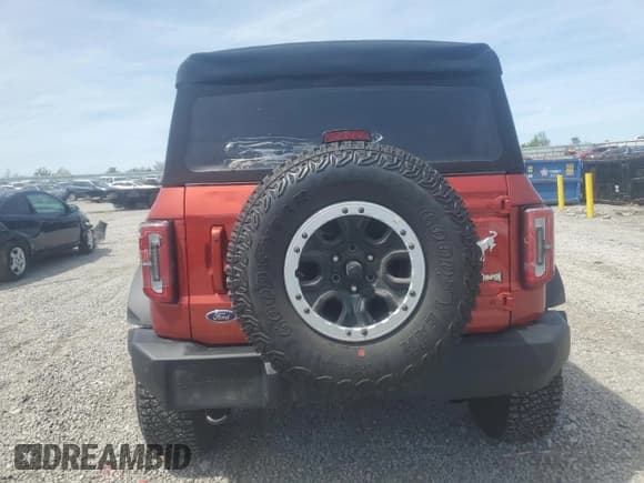 ✅ 2023 Ford Bronco Badlands • VIN: 1FMEE5DP8PLC13035 • Lot: 53816955. Listed on Copart with 25,717 mi. Free auction sales archive from the USA and detailed vehicle history report at DreamBid. Image 6.