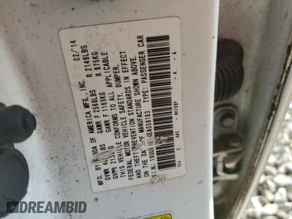 ✅ 2014 Acura TL • VIN: 19UUA8F2XEA008163 • Лот: 81439225. Опубликован ранее на Copart с пробегом 270 119 миль. Бесплатный доступ к архиву аукционных продаж из США и подробный отчёт об истории автомобиля на DreamBid. Изображение 12.