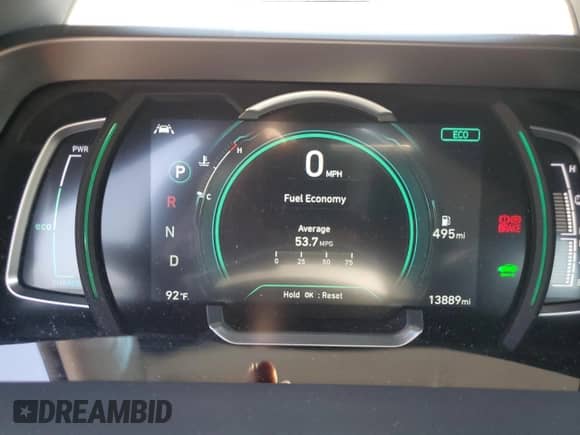 2020 Hyundai Ioniq SE с VIN KMHC75LC6LU189936, выставлен на аукционе Copart как лот 60158124 с пробегом 13 889 миль миль и Списание • Salvage title. История ставок и продаж доступна на DreamBid. Изображение 9.