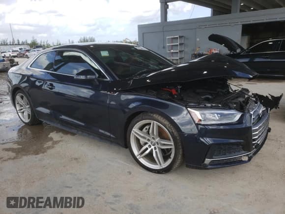 ✅ 2018 Audi A5 Premium Plus • VIN: WAUTNAF57JA103979 • Lot: 69623065. Listed on Copart with Not provided. Free auction sales archive from the USA and detailed vehicle history report at DreamBid. Image 4.