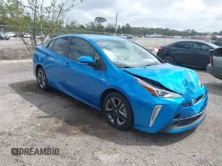 2022 Toyota Prius L Eco with VIN JTDKAMFU5N3165006, listed as a IAAI auction lot 41753470 with 33,567 mi miles and . Bid and sale history available at DreamBid. Image 1.