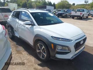 ✅ 2021 Hyundai Kona Limited • VIN: KM8K3CA51MU622466 • Lot: 43313172. Listed on IAAI with 59,154 mi. Free auction sales archive from the USA and detailed vehicle history report at DreamBid. Image 1.